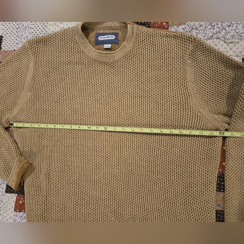 Butterscotch Crew Neck Sweater By 32 Bar Blues